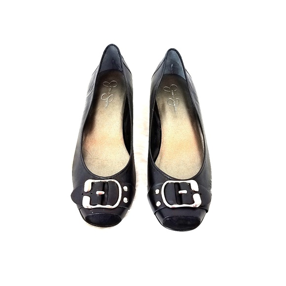 jessica simpson black flats